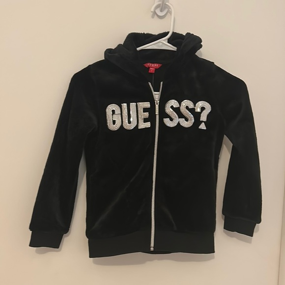 Girls fur hoodie - Picture 1 of 6